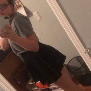 Black Skater Skirt ( S )